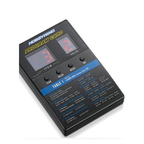 Hobbywing 30501003 LED Program Card