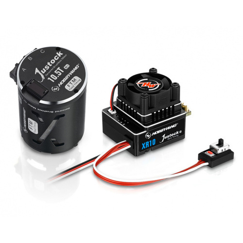 Hobbywing Combo XR10 Justock G3S ESC/Justock G2.1 10.5T Fixed Timing - HW38020370