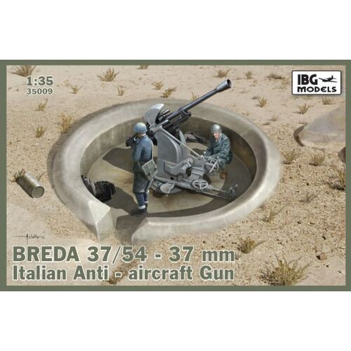 IBG 35009 1/35 BREDA 37/54 37mm Italian Anti-aircraft Gun Plastic Model Kit