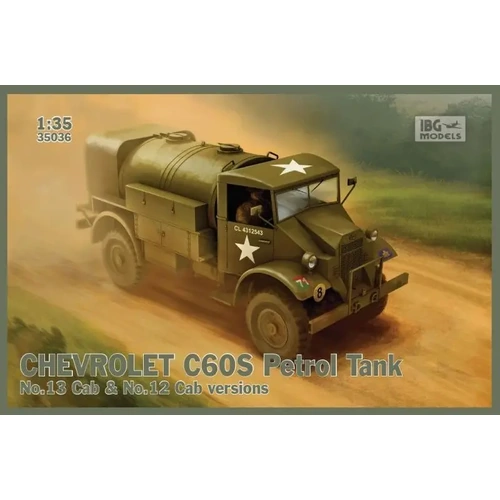 IBG 35036 1/35 Chevrolet C60S No.12/13 Cab Petro tank Plastic Model Kit