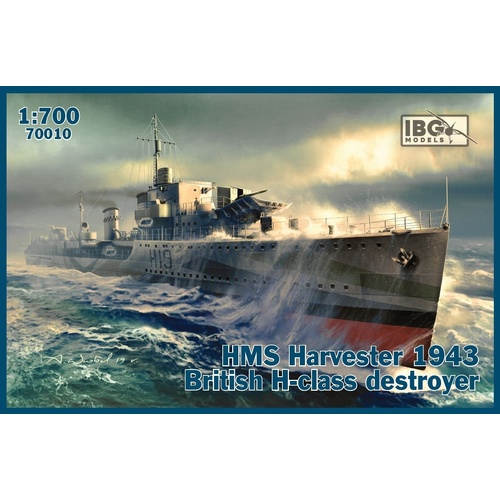 IBG 1/700 HMS Harvester 1943 British H-class Destroyer Plastic Model Kit