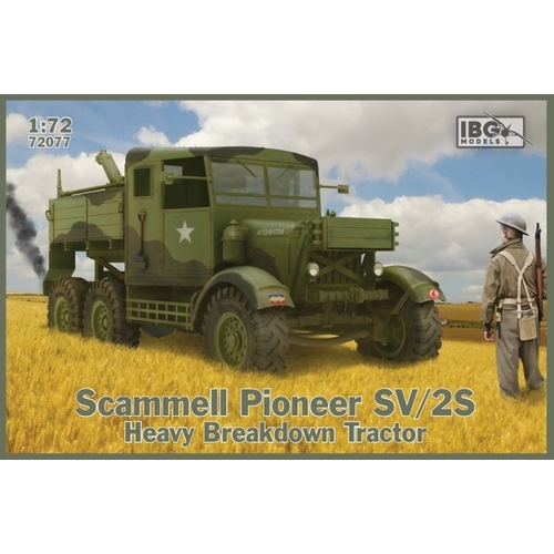 IBG 72077 1/72 Scammell Pioneer SV/2S Heavy Breakdown Tractor Plastic Model Kit