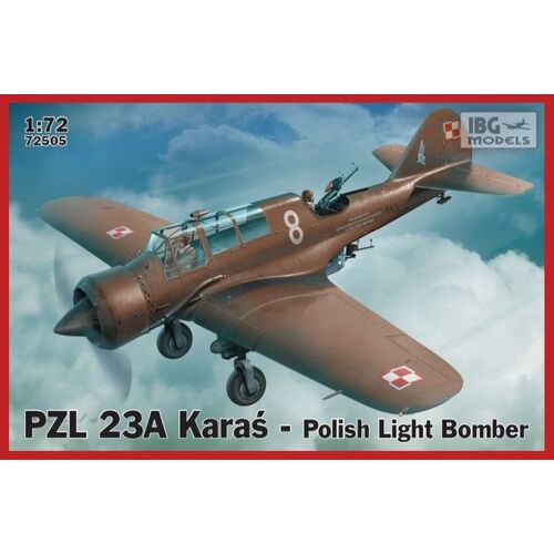 IBG 72505 1/72 PZL 23A KARAS Polish Light Bomber Plastic Model Kit