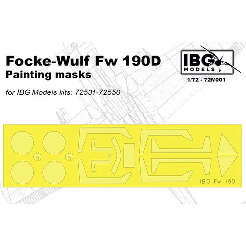 IBG 1/72 Fw190D Painting Masks