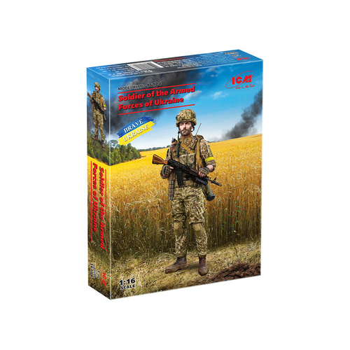ICM 1/16 Soldier of the Armed Forces of Ukraine Plastic Model Kit