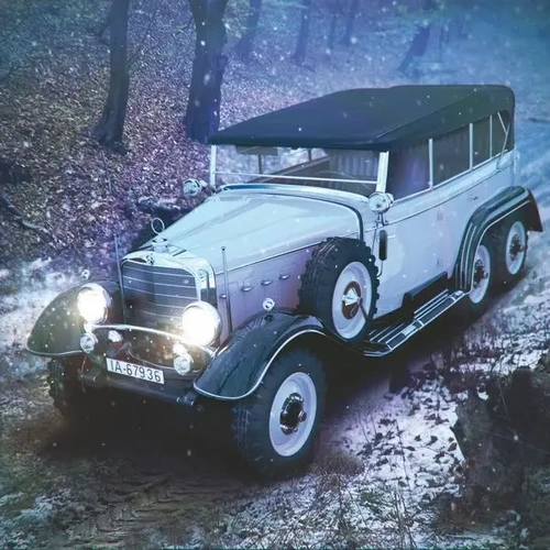 ICM 1:24 Typ G4Soft Top Ger. Personnel Car