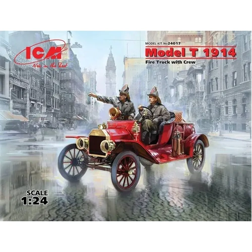 ICM 1:24 Model T 1914 Fire Truck W/ Crew