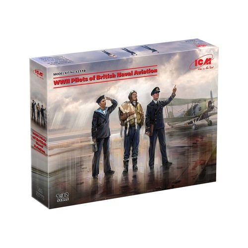ICM 1/32 WWII Pilots of British Naval Aviation Plastic Model Kit