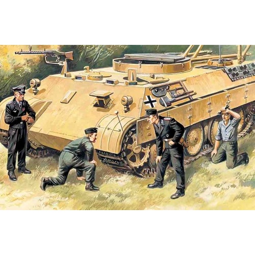 ICM 1:35 Ger. Tank Crew (1943-1945) (4)