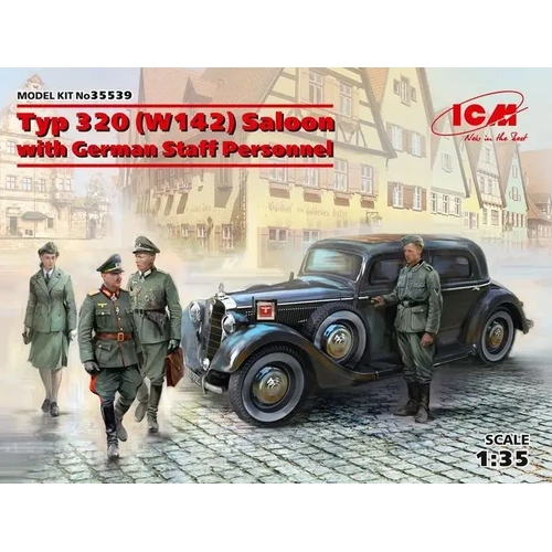 ICM 1:35 Typ 320 (W142) Saloon W/Personnel