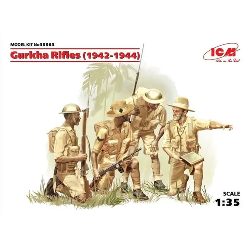 ICM 1:35 Gurkha Rifles (1944) (4)