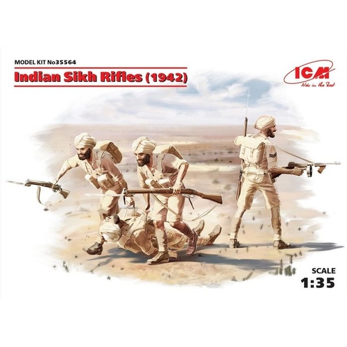 ICM 1:35 Indian Sikh Rifles (1942) (4)