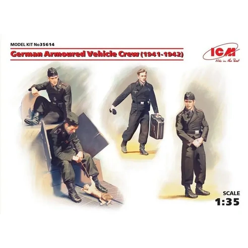 ICM 1:35 Ger. Armrd Crew (1941-42) (4)