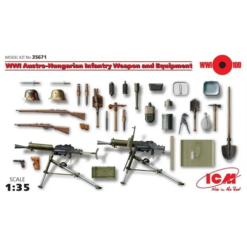 ICM 1:35 Wwi Austro-Hungarian Weapon&Equip.