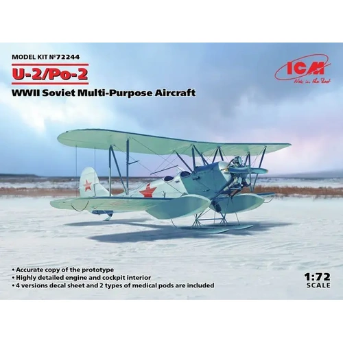 ICM 1:72 U-2/Po-2 Wwii Soviet AiRCraft