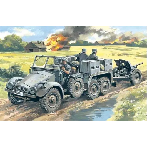 ICM 1:72 Krupp L2H143 Kfz.69 W/ Pak 36