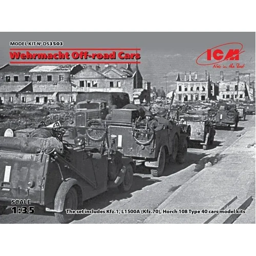 ICM 1:35 Wehrmacht Off-Road Cars