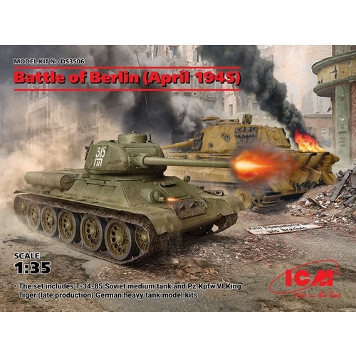 ICM 1:35 Battle Of Berlin (April 1945) (T-34