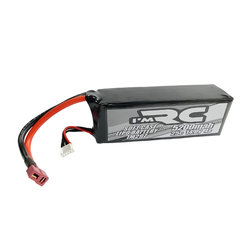 iM R/C 5200mAh 25C 14.8V Soft Case Lipo Battery Deans Plug - IM297