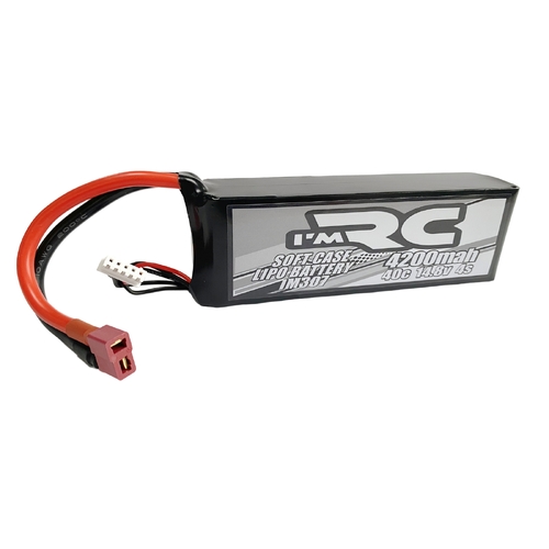iM R/C 4200mAh 40C 14.8V Soft Case Lipo Battery Deans Plug - IM307