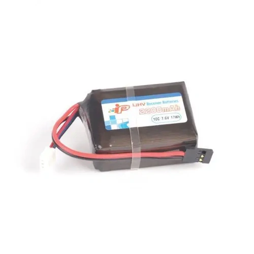 INTELLECT LIPO - 2200 7.6V SMALL HUMP JST PLUG RECIEVER PACK - INTL2200-2S-W1