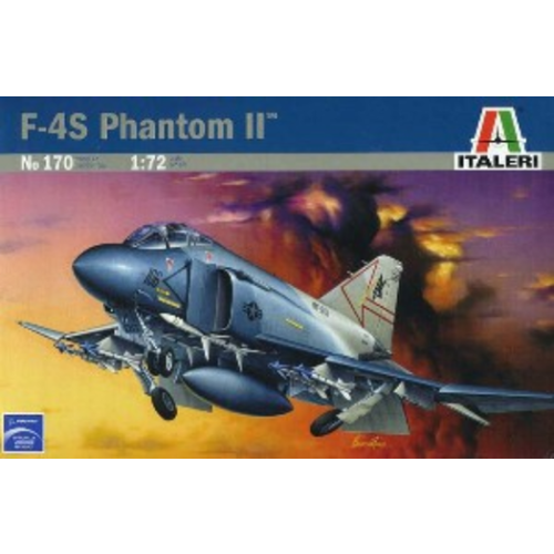 Italeri 0170 1/72 F-4S Phantom II Plastic Model Kit