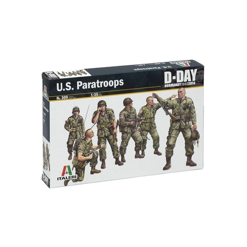 Italeri 0309 1/35 US Paratroops Plastic Model Kit