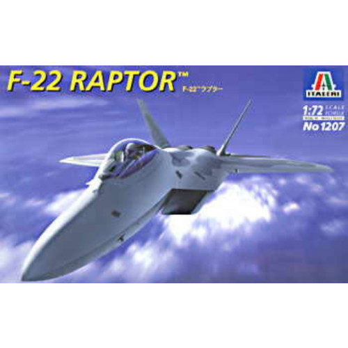 Italeri 1207 1/72 F-22 Raptor Plastic Model Kit