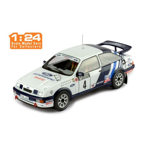 IXO Models 1/24 Ford Sierra RS Cosworth #4 S.Blomquist - B.MelanderåÊåÊRally 1000 Lakes 1988