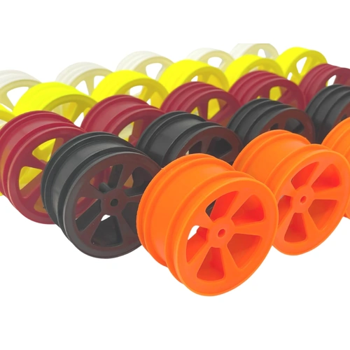 Losi JRX2 - 5 Spoke Set (4pc) - narrow / orange