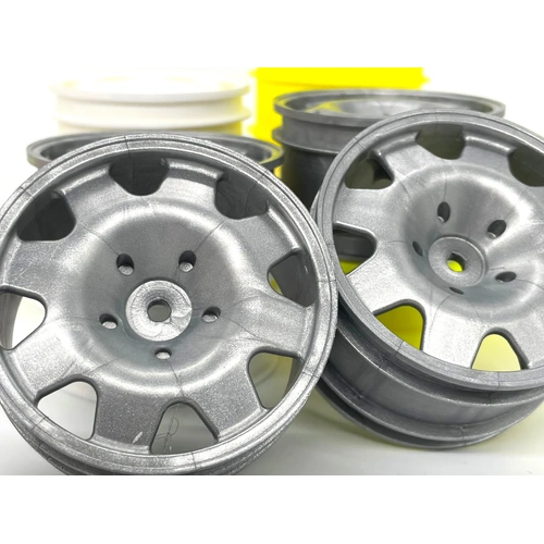 Kyosho MID 4WD Front & Rear  (4pcs) - silver