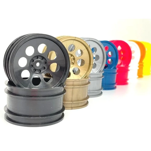 Kyosho Optima "PEPPER POT" 4WD REARS  ONLY (2pc) - black