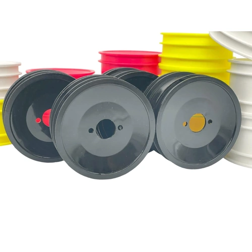 Yokomo YZ10 | Works '91 Dish Wheel Set (4pc) - white