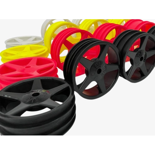Cat 4WD 5 Spoke (4pc) - black