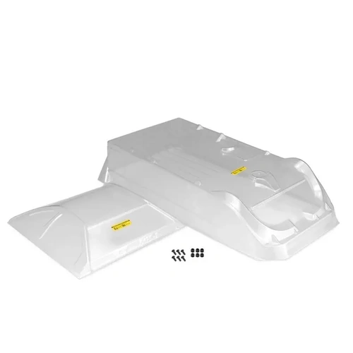 L8D - "decked" 10.25" wide 1/10th Late Model body w/ rear super spoiler