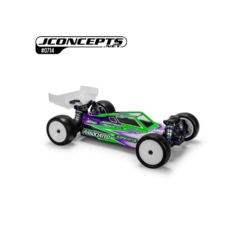 JConcepts Team Associated RC10B84 "S2" 1/10 4WD Buggy Body w/Turf Wing (Clear)