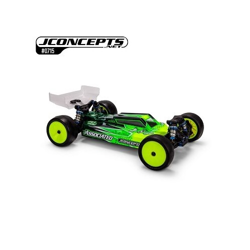 JConcepts Associated RC10B84 "F2" 1/10 4WD Buggy Body w/Turf Wing (Clear)