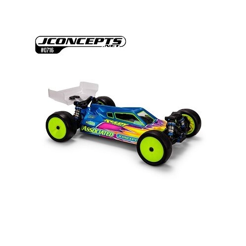JConcepts Team Associated RC10B84 "P2" 1/10 4WD Buggy Body w/Turf Wing (Clear)