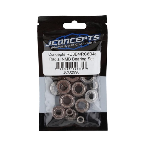 JConcepts Radial NMB bearing set - Fits, RC8B4 | RC8B4e