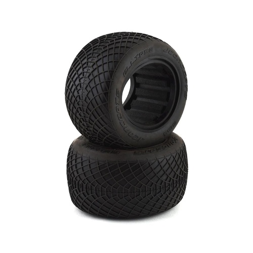 JConcepts Ellipse 2.2" 1/10 Stadium Truck Tires (2) (Blue)