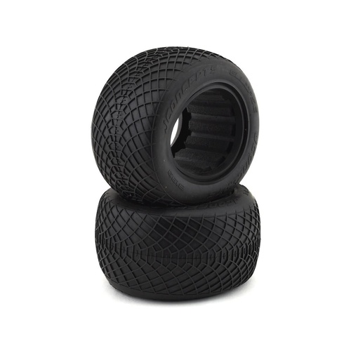 JConcepts Ellipse 2.2" 1/10 Stadium Truck Tires (2) (Silver)