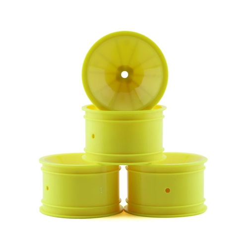JConcepts 3404Y Mono 2.2 Rear Wheels (Yellow) (4) (RC10)