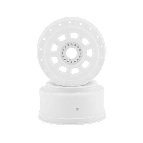 9-shot 17mm hex SCT tire wheel - white, 2pc.