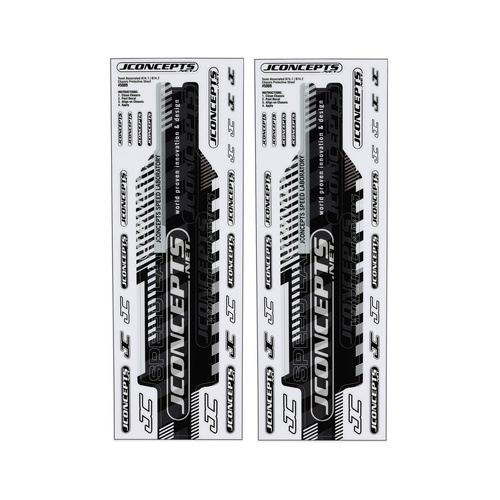 JConcepts Associated B74.2/B74.2D Precut Chassis Protective Sheet (2)