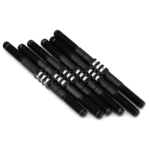 JConcepts Team Associated RC10B84 Fin Titanium Turnbuckle Set (Black)
