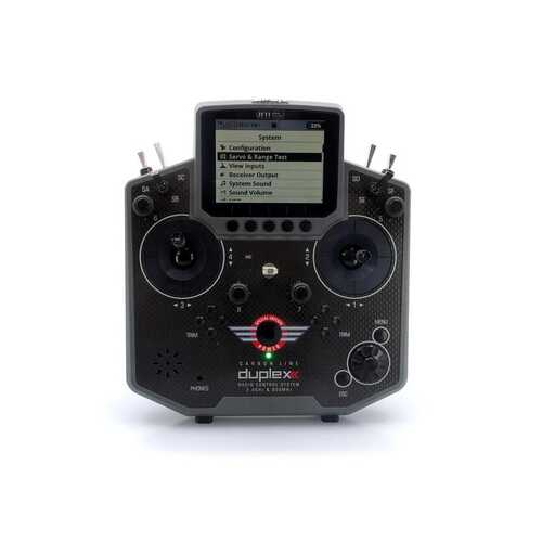 Jeti Model Duplex DS12 Multimode Carbon Gray Special Edition Transmitter with REX9 Receiver