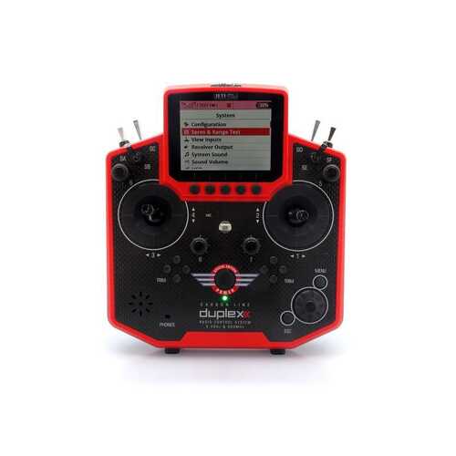 Jeti Model Duplex DS12 Multimode Carbon Red Special Edition Transmitter with REX9 Receiver