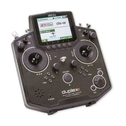 Jeti Model Duplex DS12 Multimode Transmitter Only Black - JDEX-TDS12-MMK-AU