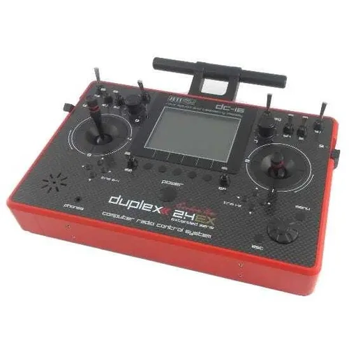 Jeti Model DC16 Carbon Line Red Multimode Transmitter and REX9 Receiver