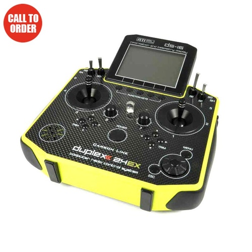 Jeti Model DS16 Carbon Line Yellow Multimode Transmitter and REX9 Receiver